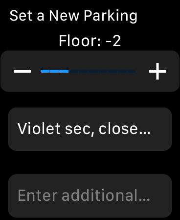 Indoor ParKing Reminder