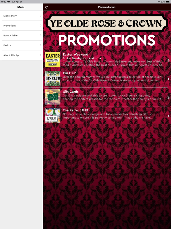 Screenshot #5 pour Rose & Crown
