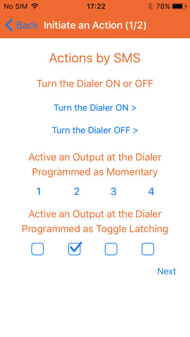 GSM Dialer Screenshot