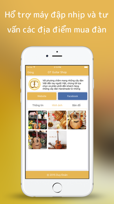Hoc dan Guitar - Học đàn iPhone screenshot 5 - Music app