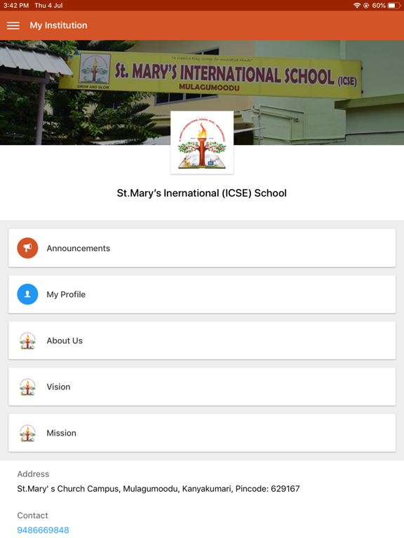 Screenshot #4 pour St Mary’s ICSE School