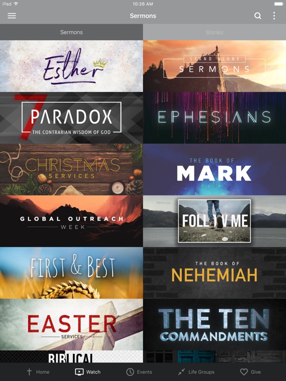 Canyon Hills Community Church iPad screenshot 2 - Lifestyle app