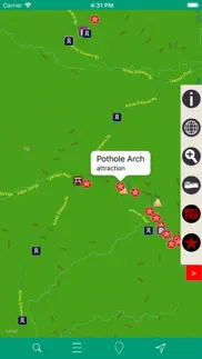 arches national park – gps map iphone screenshot 1