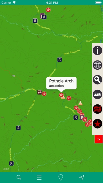 Screenshot #1 pour Arches National Park – GPS Map