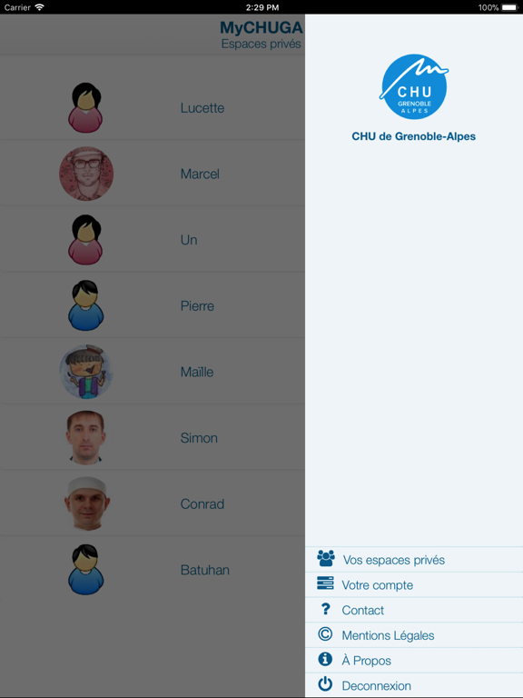 Screenshot #6 pour myCHUGA