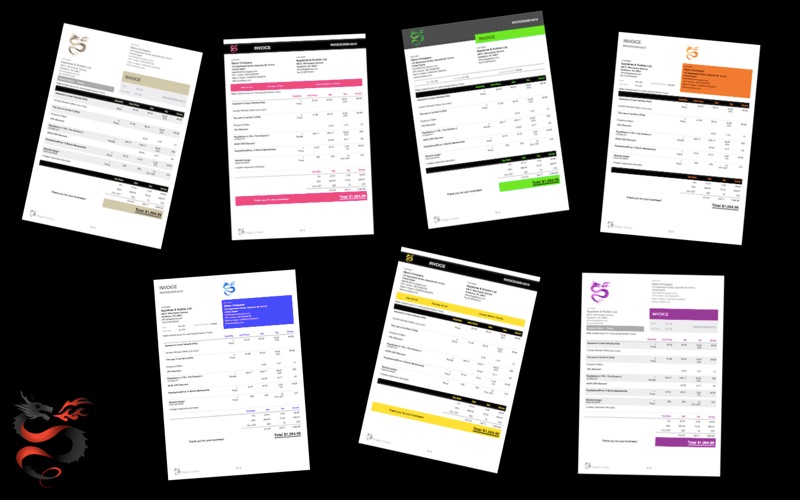 Screenshot #2 pour Dragon Invoice