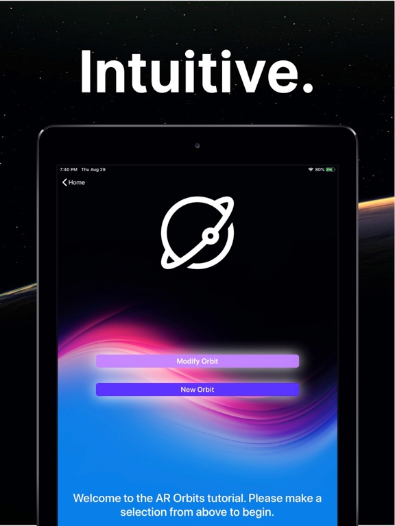 AR Orbits iPad screenshot 1 - Education app