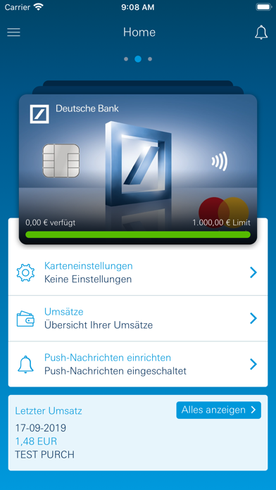 Screenshot #2 pour Meine Karte Deutsche Bank AG
