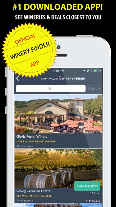 How to cancel & delete Napa Valley Winery Finder REAL from iphone & ipad 4