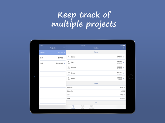 Screenshot #4 pour ProjectCalc