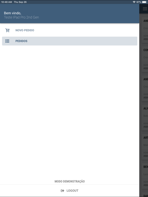 Linvix Mobile iPad screenshot