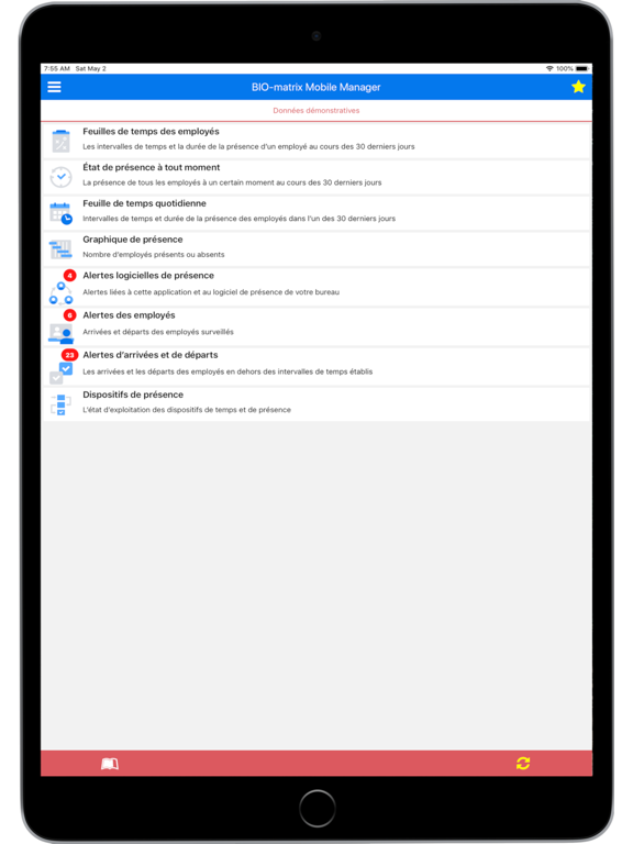 Screenshot #4 pour Bio-Matrix Mobile Manager