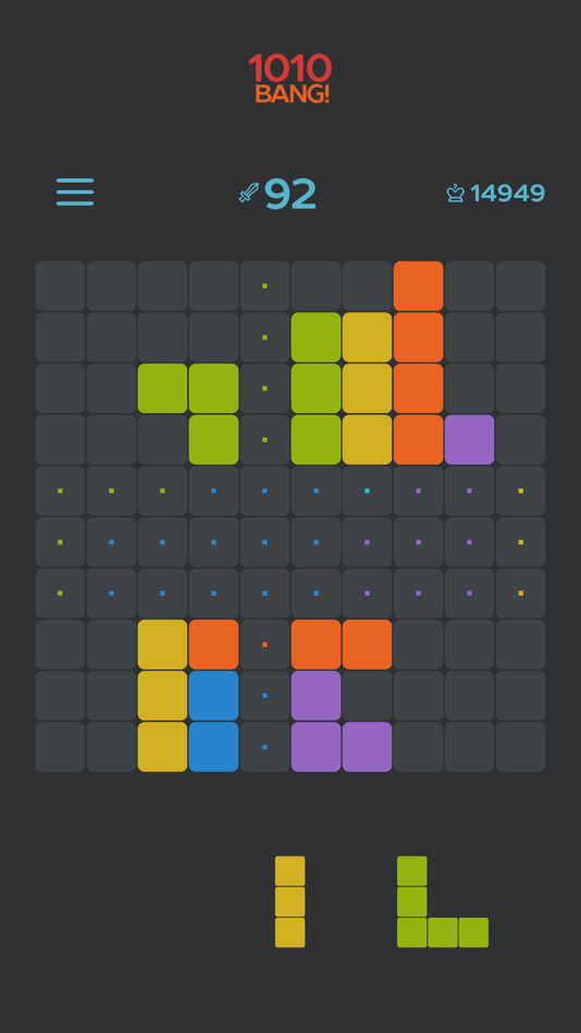 #6. 1010 Bang! (iOS) 由: Abyrvalg Software