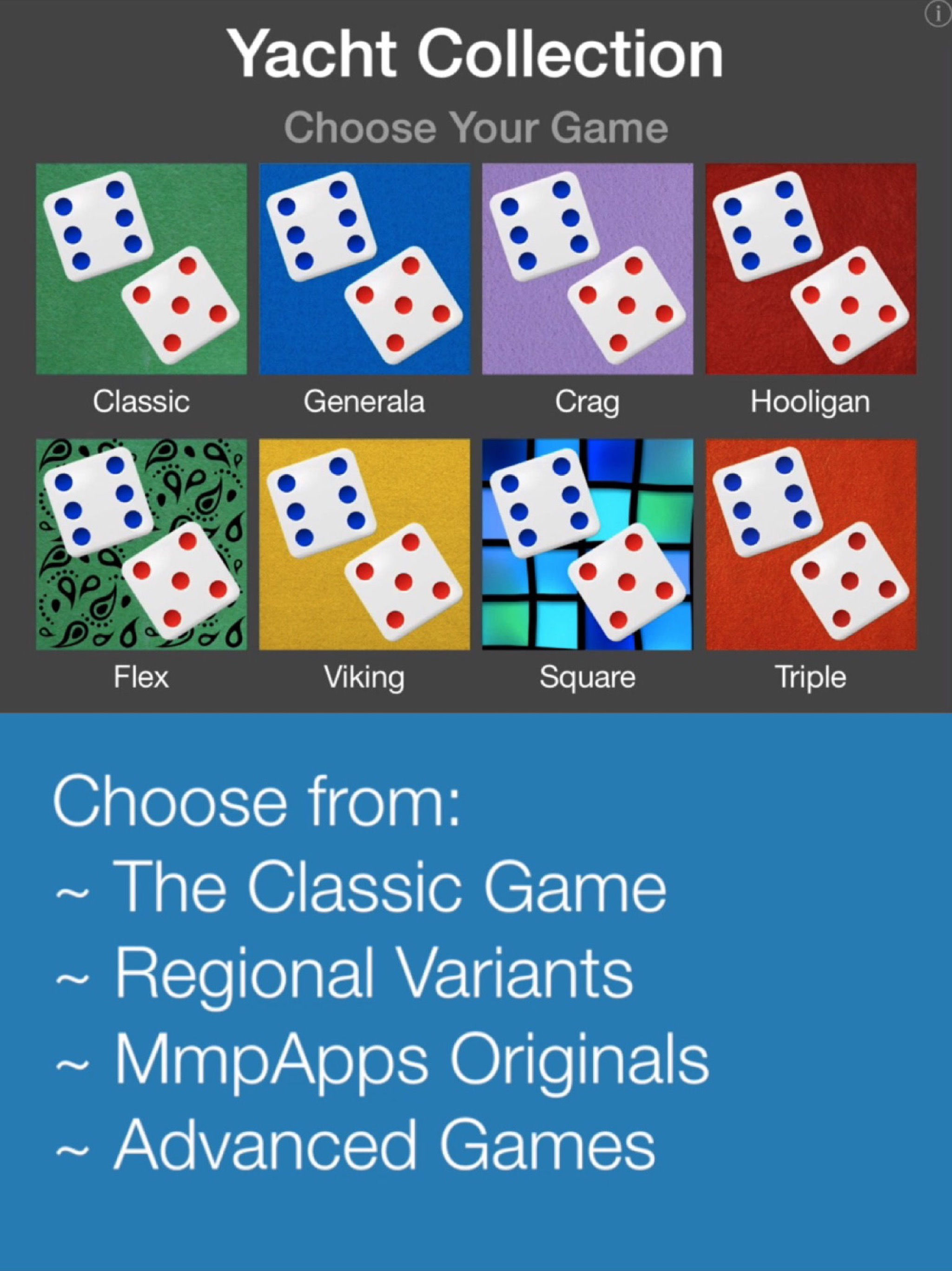Yacht - Classic with variants