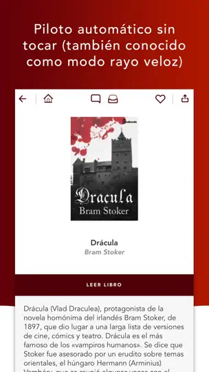 Captura de pantalla de QuickReader - Lectura Rápida en iPhone 5