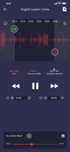 Voice recorder: Audio editor screenshot #2 for iPhone