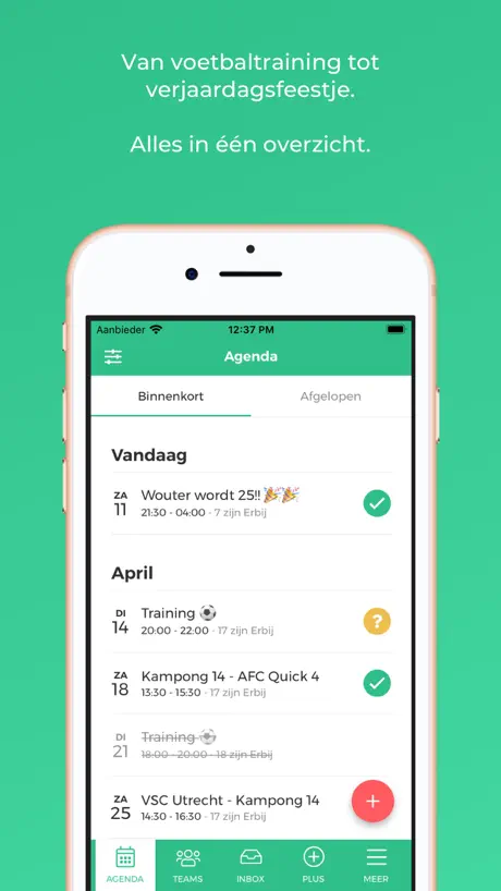 Erbij - wie komen er?
