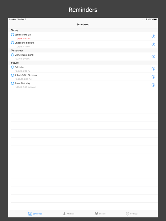 Screenshot #4 pour xList - Listes et rappels