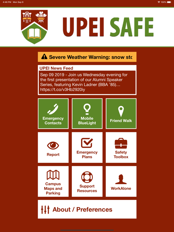 Screenshot #4 pour UPEI SAFE