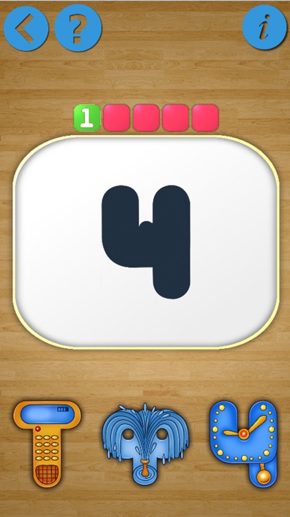 Shadow puzzle Russian alphabet