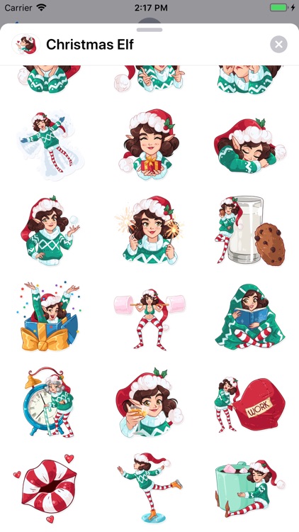 Christmas Elf Sticker Pack