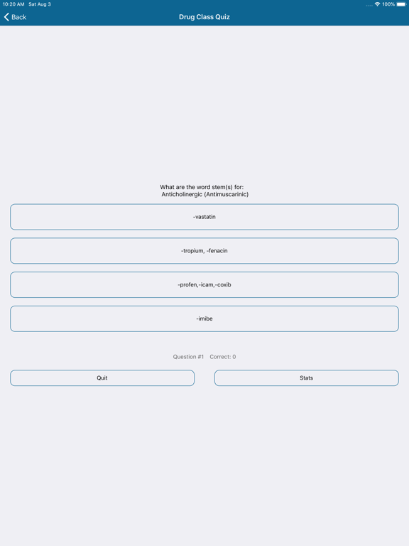 Learn Pharm iPad screenshot 4 - Medical app