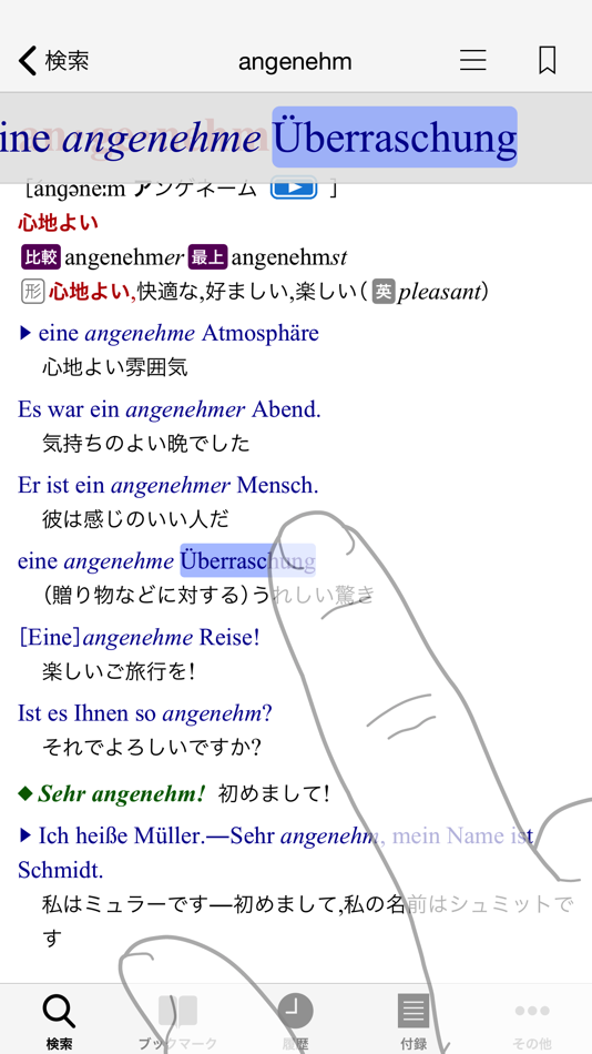 #1. アクセス独和・和独辞典 (iOS) 由: 物書堂