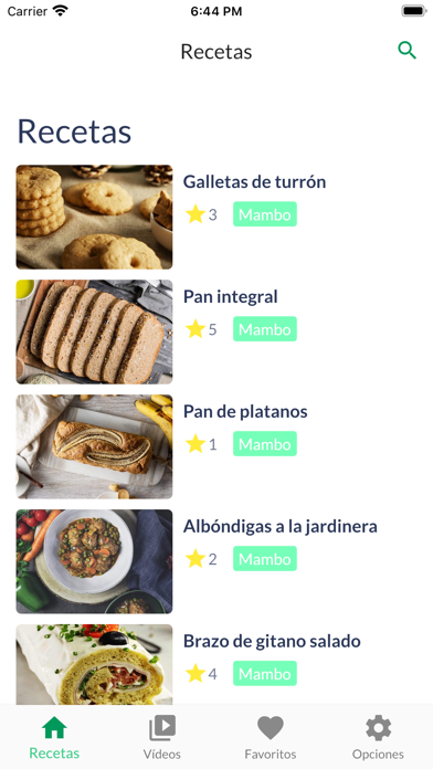 Recetas Robot de cocina screenshot 2