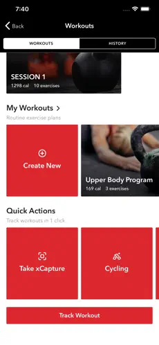 Imágen 4 Matrix Workout Tracking iphone