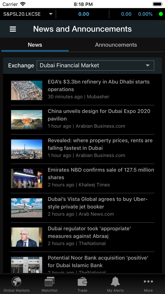 #7. MTrade Plus Global (macOS) 由: Mubasher Financial Services Bsc