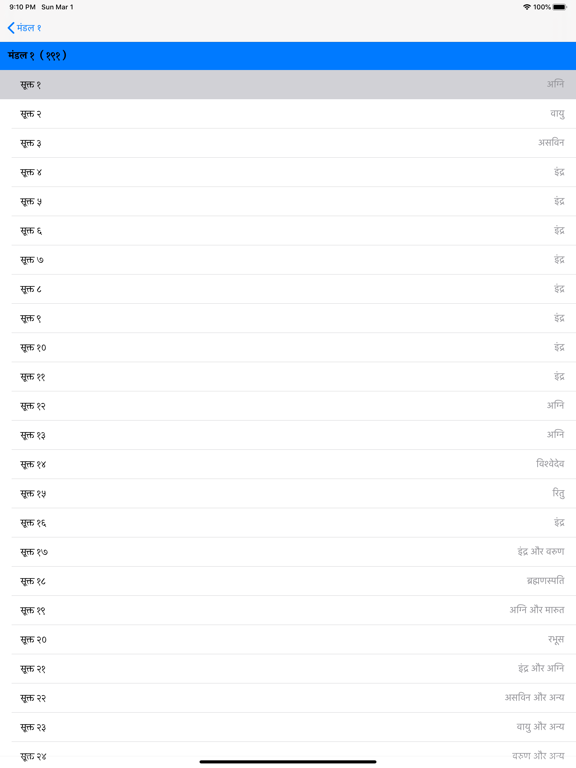 RigVeda iPad screenshot 5 - Book app