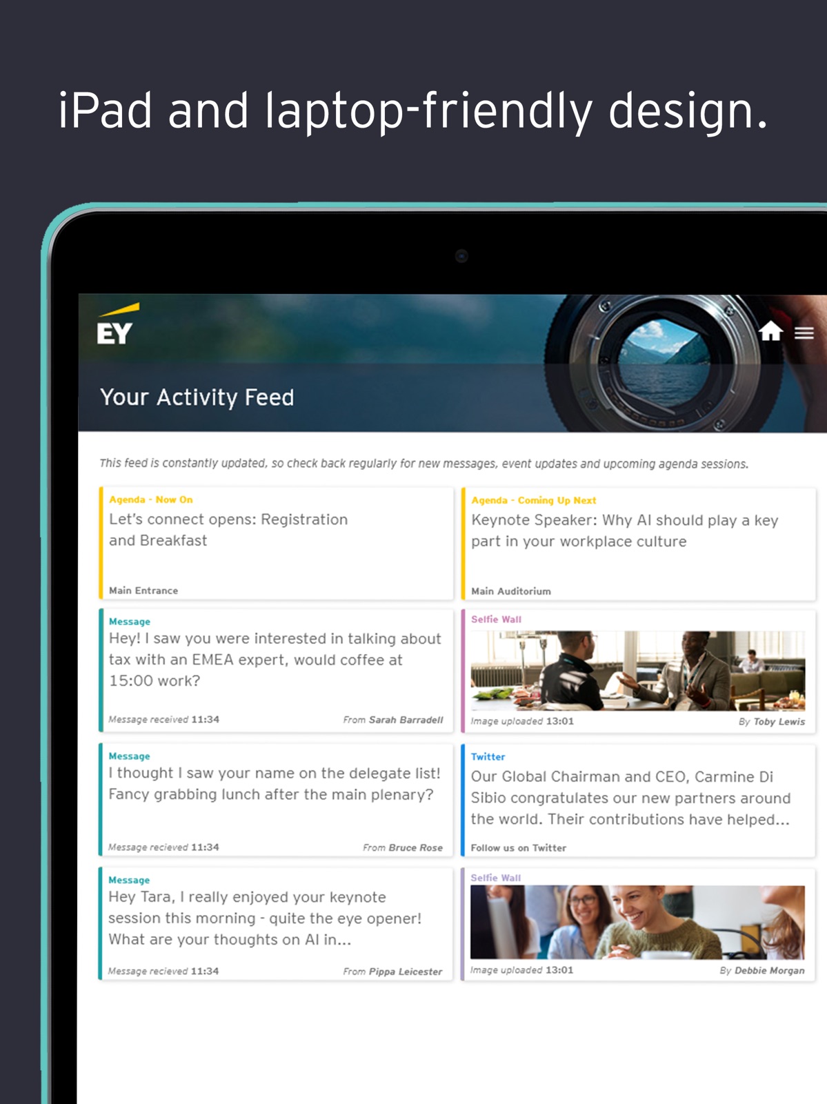 EY Meetings ipad screenshot 1