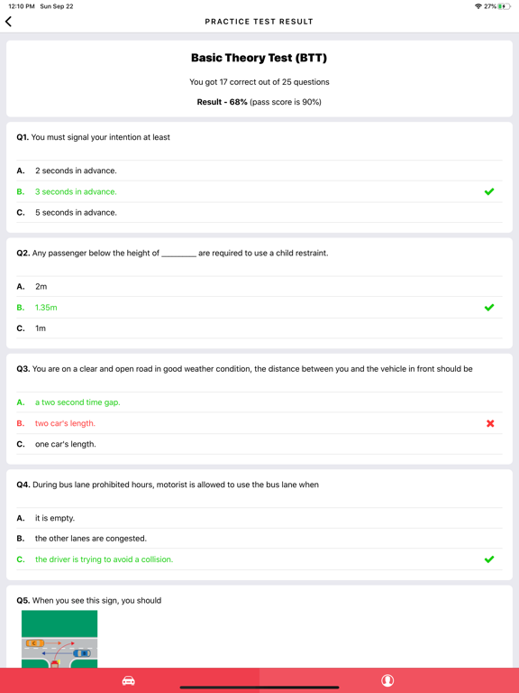 TP Test - BTT, FTT, RTT & PDVL iPad screenshot 4 - Education app