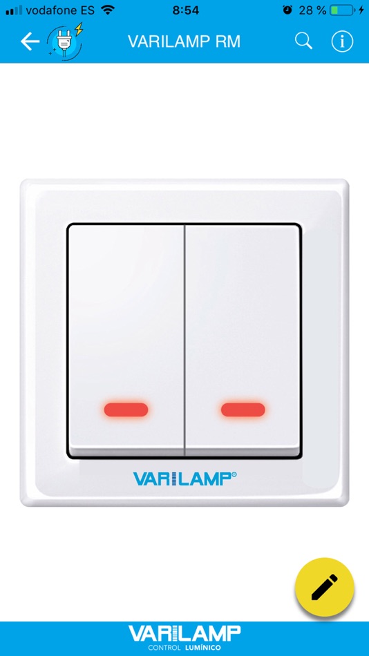 #4. RM Control Dual (iOS) Podle: VARILAMP SL