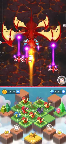 Game screenshot Dragon Merge: New Idle Clicker apk