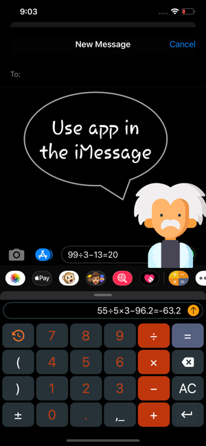 Calcvier - Keyboard Calculator Screenshot