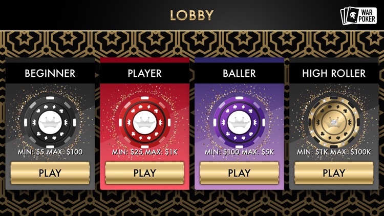 War Poker Table Game