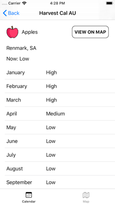 Harvest Calendar Australia WHV screenshot 5