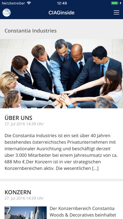 CIAGinside: die Constantia App