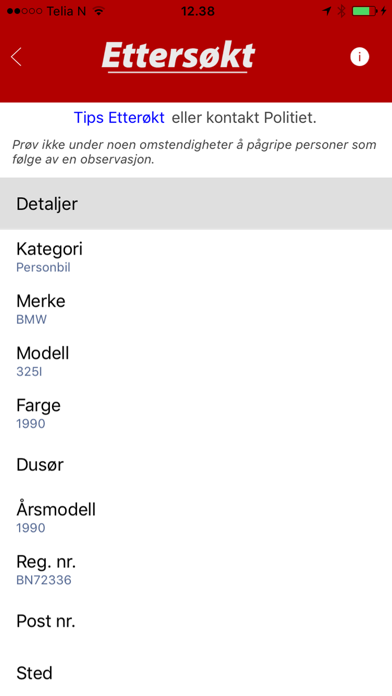 Screenshot #2 pour Ettersøkt