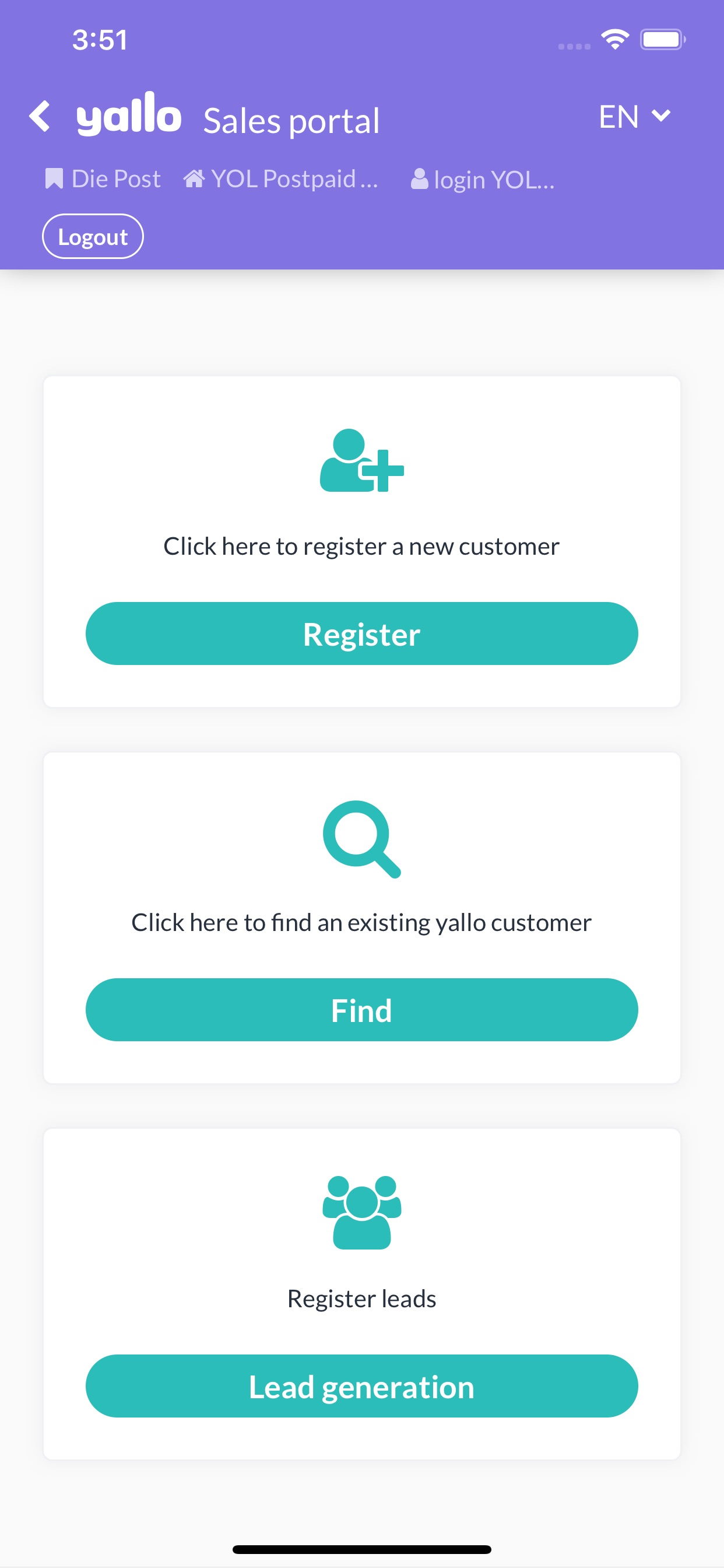 yallo Partner Portal