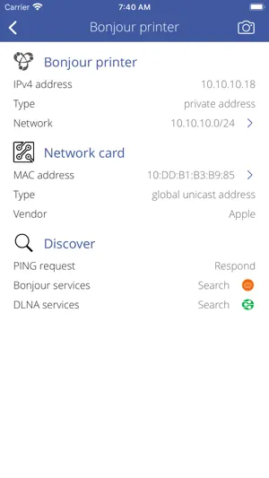 Printer Discover screenshot 2