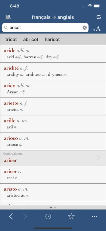 Ultralingua français-anglais screenshot 4 of 4