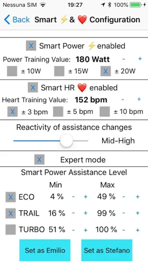 Capture d'écran de BLEvo - For Smart Turbo Levo sur iPhone 7