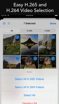 HEVC - Convert H.265 and H.264 iphone bilder 1