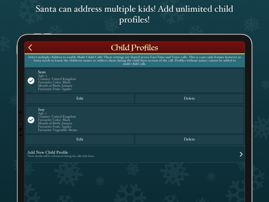 Speak to Santa™ Christmas Call iPad app afbeelding 7