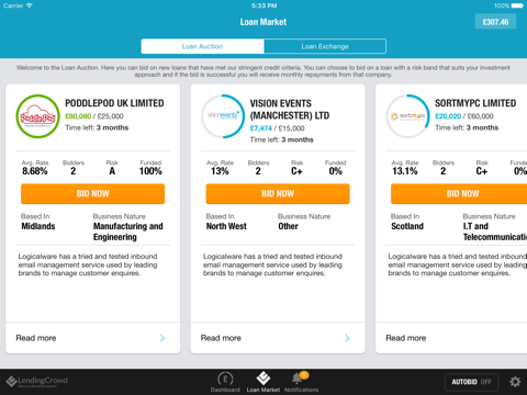 LendingCrowd screenshot 2