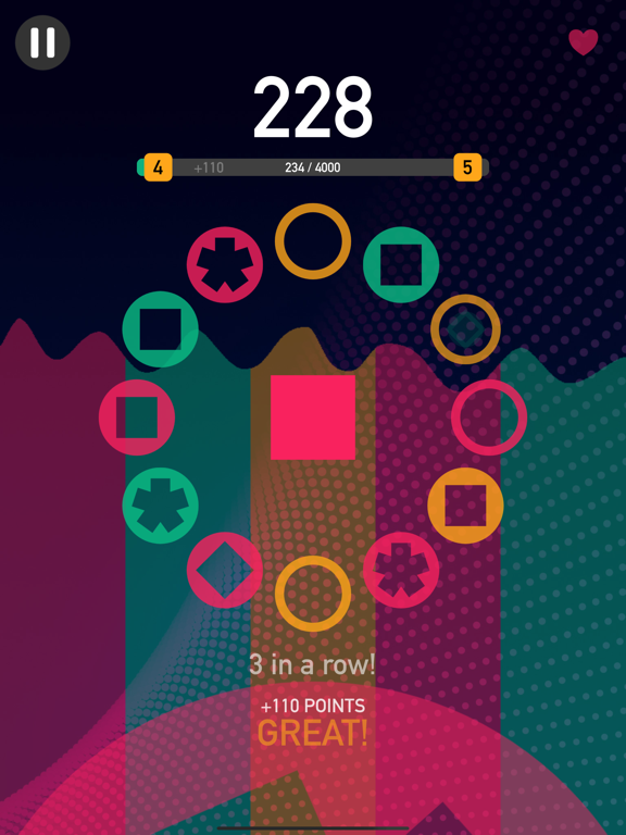 Color Shapes Match Screenshots