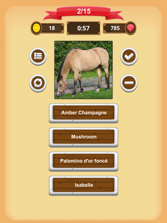 Screenshot #5 pour Robe du cheval - Quiz