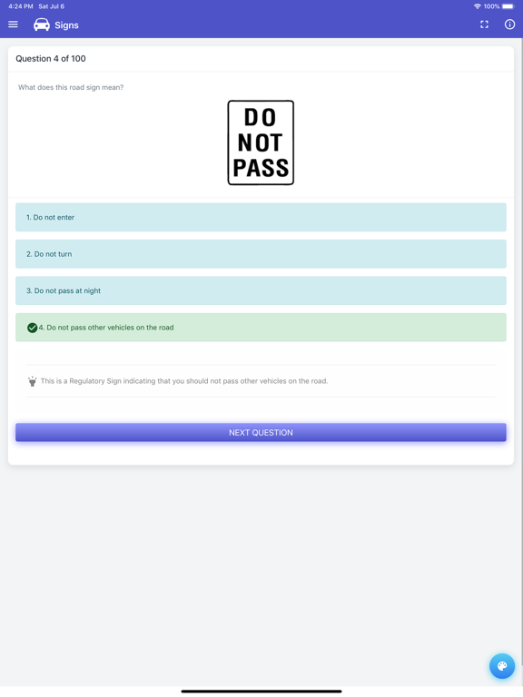 New Mexico MVD Practice Test iPad screenshot